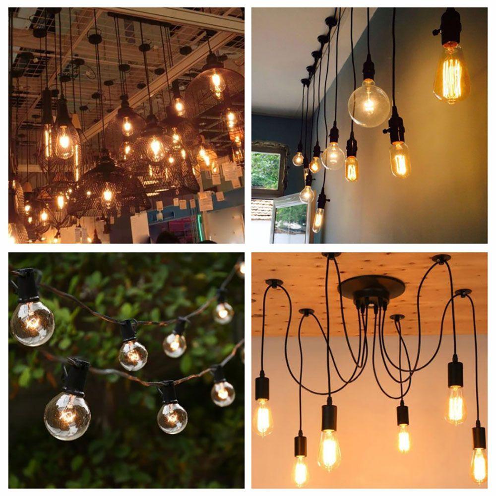 Filament Dimmable Safe Retro Light Appliance Home Lighting Incandescent Bulbs Edison Light Bulb