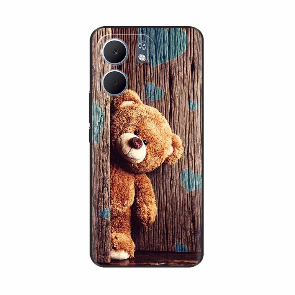 Чехол для Oppo A5x Мягкий силиконовый чехол для телефона Черная ТПУ задняя крышка для Oppo A5X A5 x 4G 5G Чехол Милые принтованные сумки Fundas Coque