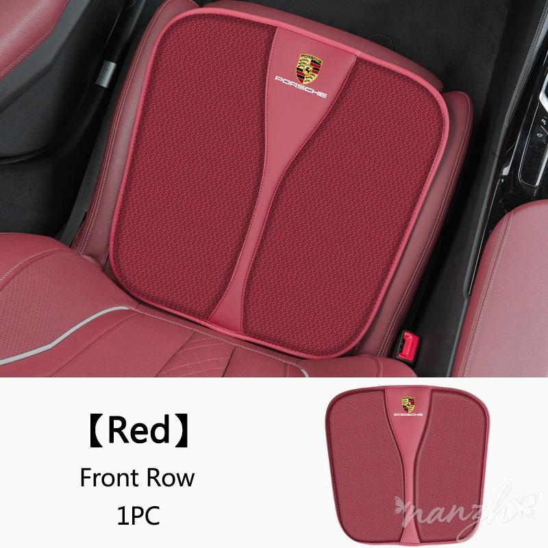 lczcr3 For Porsche Cayenne Panamera Macan 911 718 Taycan Boxster Cayman Car Seat Cushion 3D Air Mesh Non-Slip Seat Protector Sticker