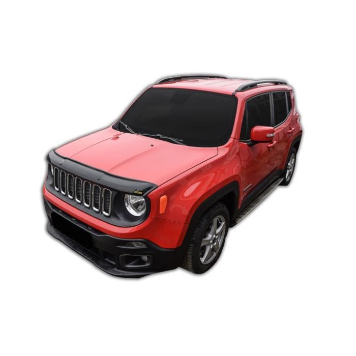 Дефлектор капота - SCOUTT - Jeep Renegade - Пластик ABS - Легкая установка - Черный