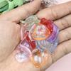 Creative Accessories Material Earrings Creative Jewelry Shiny DIY Making Pendant 20.6*22.9mm Keychain Acrylic Beads 20Pcs Large Petal