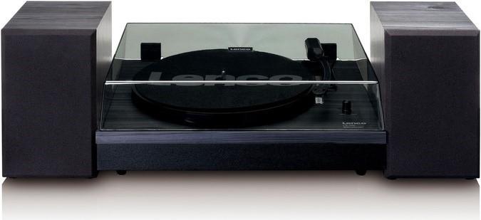 Lenco LS 300 Проигрыватель с Bluetooth-колонками черный , Lenco