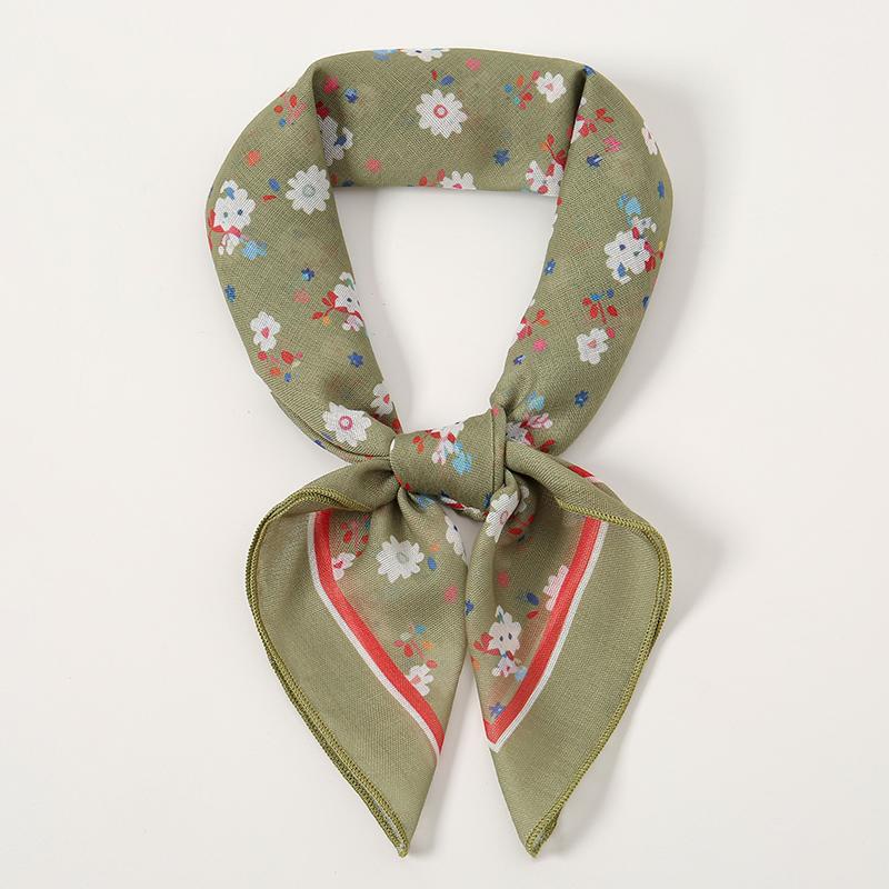 Fashion Paisley Print Cotton Hairbands Scarf Women  New Elagant Bandana Neck Kerchief Head Bands Foulard Female Scarfs