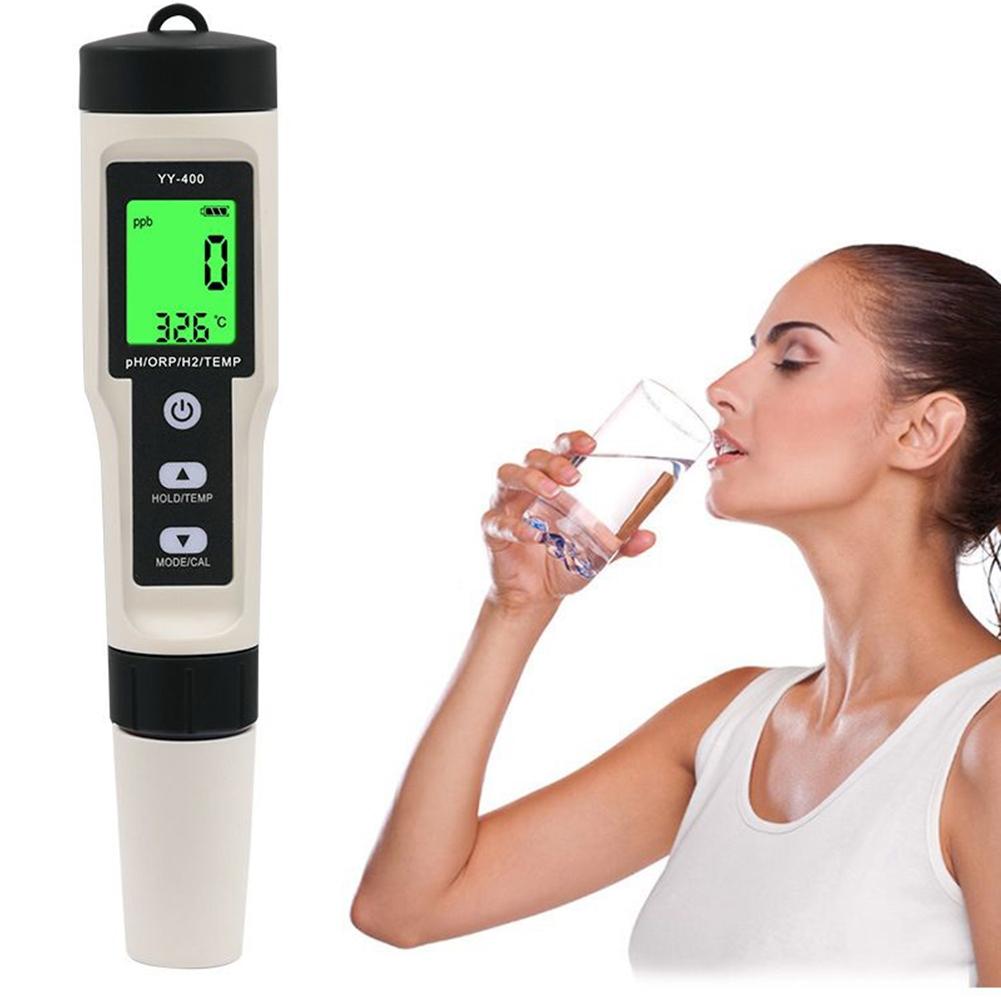 Тестовая ручка PH/ОВП/TDS 4 в 1 с подсветкой, обогащенная водородом