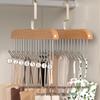 Multi-Functional Solid Wood Sling and Underwear Hanger