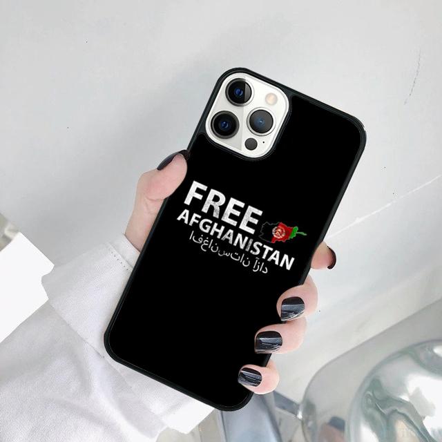 I Love Afghanistan flag Phone Case Cover For iPhone 17 Air 15 16 14 11 12 13 Pro MAX Plus