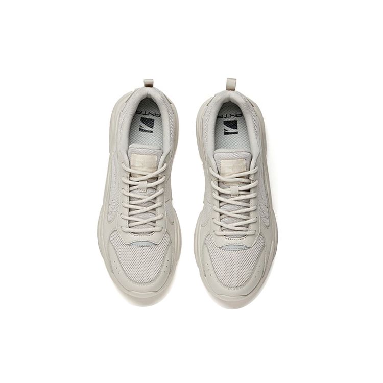 Anta Casual Low Top Men Black White Grey Sneakers 912128827-3