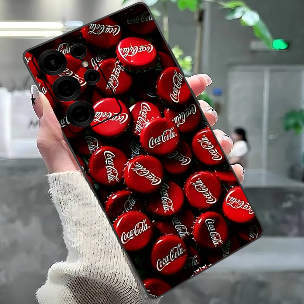 C-Coca-Cola Phone Case For Samsung S 24 Fe 25 Ultra Plus 20 Lite 21 30 22 23 24 22 Ultra 5G Fundas
