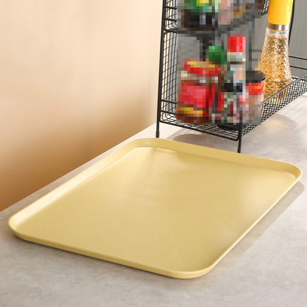 Multiple Colors Tray Plastic Food Bread Pan Nordic Storage Tray  Kitchen Supplies