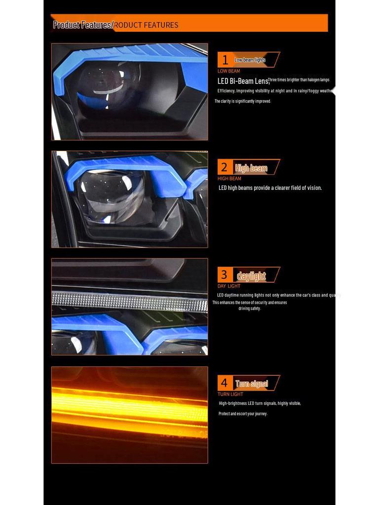Cadillac ATSL 13-17 Matrix LED Headlights with Sequential Turn Signals