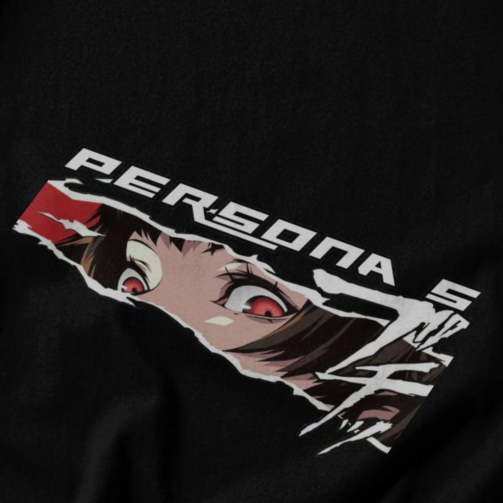 Мужская футболка Persona 5 Макото Нидзима Подарки Y2K Графическая с круглым вырезом Унисекс Одежда Футболки