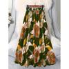 Stretchy Printed Mini Skirt Floral Mid-Length Women Casual Daily Wear