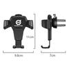 Gravity Car Phone Holder Air Vent Clip Cell Phone Stand Support For Volvo Rdesign V60 V40 XC90 S60 C30 XC60 V50 V70 S90 T6 S80