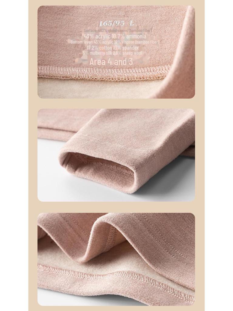 Silk-Enhanced Women's Wool Turtleneck: Warm, Velvet-Lined, Perfect for Autumn/Winter Layering.