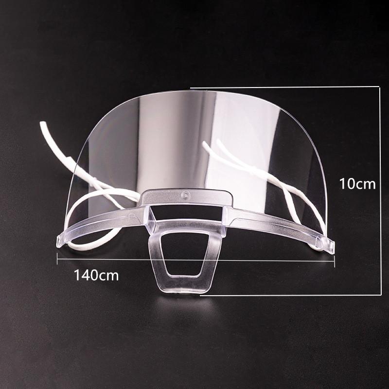 20 шт./лот прозрачные маски постоянные антизапотевающие кейтеринг еда отель шеф-повар официант пластиковые кухонные маски ресторан кухонные инструменты