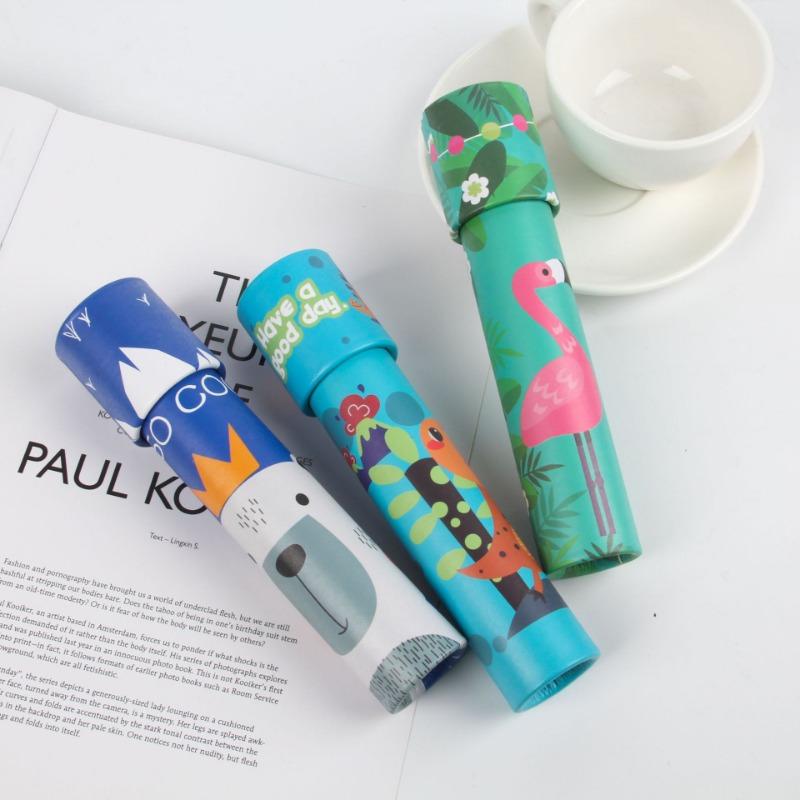 Интерактивный логический вращающийся калейдоскоп, волшебные классические развивающие игрушки для детей, креативные детские подарки с героями мультфильмов