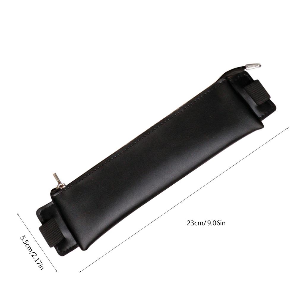 Регулируемый держатель для ручек с эластичной лентой, держатель для карандашей, чехол для ручки на молнии для блокнота в твердом переплете, планировщика