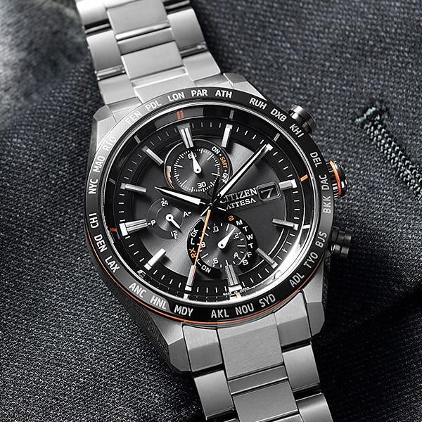 Citizen AT8189-61E ( Watch ATTESA Solar-powered Eco-Drive Radio-controlled Direct Flight ACT Line)