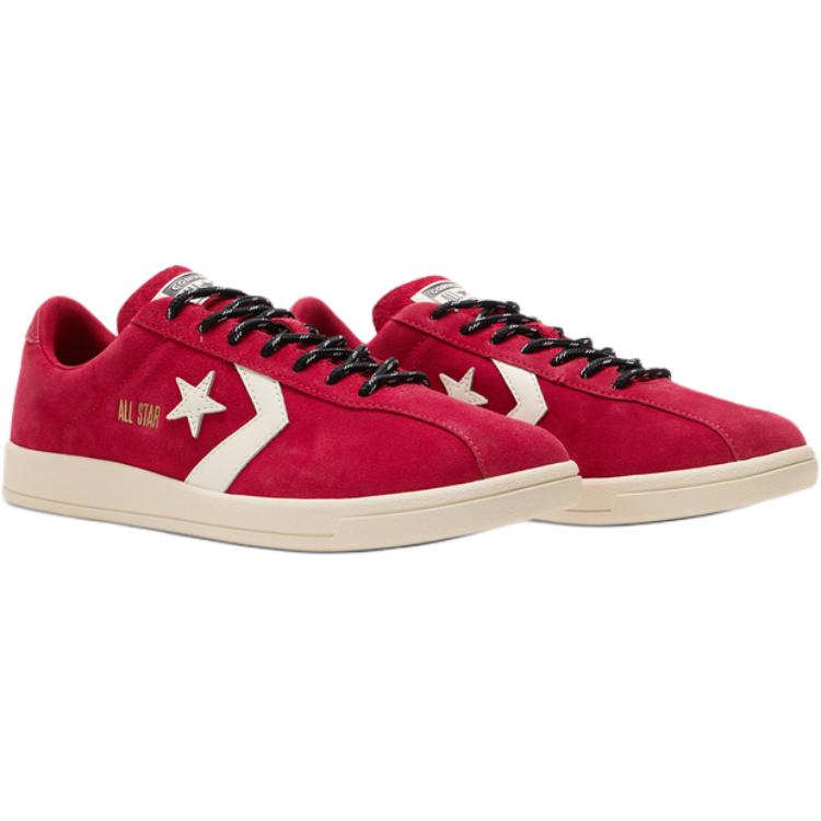 Converse Классические кроссовки удобные и универсальные прочные низкие кеды для скейтбординга унисекс красные