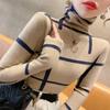 High Neck Sweater Women Base Shirt Autumn and Winter Fashionable New Pullover Knitted Sweater Women Inner Top
