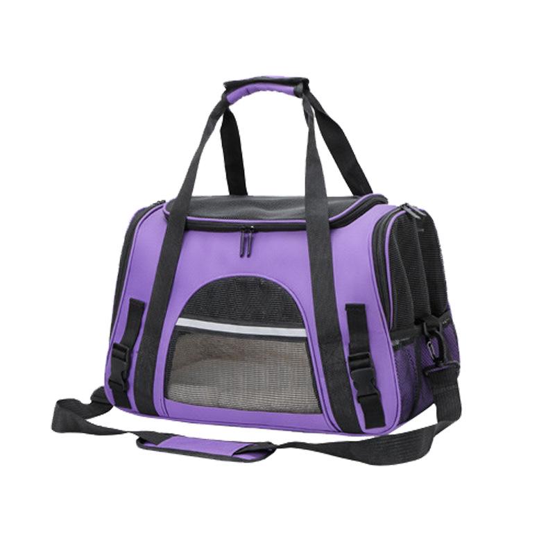 Foldable Breathable Pet Carrier: Large Capacity, Portable Bag for Small Cats - Ideal for Outdoor and Car Travel