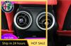Автомобильные наклейки для Alfa Romeo 2 шт. для Alfa Romeo Giulia 952 Stelvio 949 Декоративные наклейки на вентиляционное отверстие салона автомобиля подходят