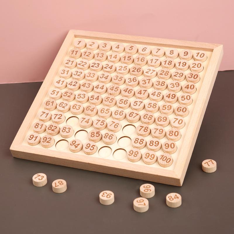 Sudoku Educational Toy: 1-100 Addition & Subtraction Board for Kindergarten Kids