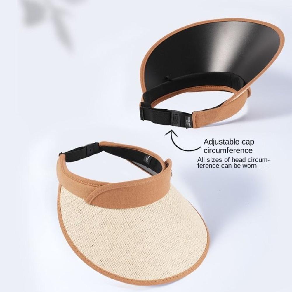 Summer Sun Hat Sports Tennis Golf Visor Caps Quick Drying Hat Empty Top Hat