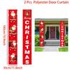 Christmas Snowman Door Curtain Banner Merry Christmas Decorations For Home 2025 Navidad Kerst Natal Noel Xmas Decor New Year
