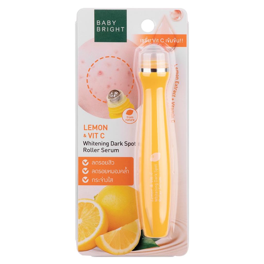 Baby Bright Lemon & Vit C Whitening Dark Spot Roller Serum 15 мл.