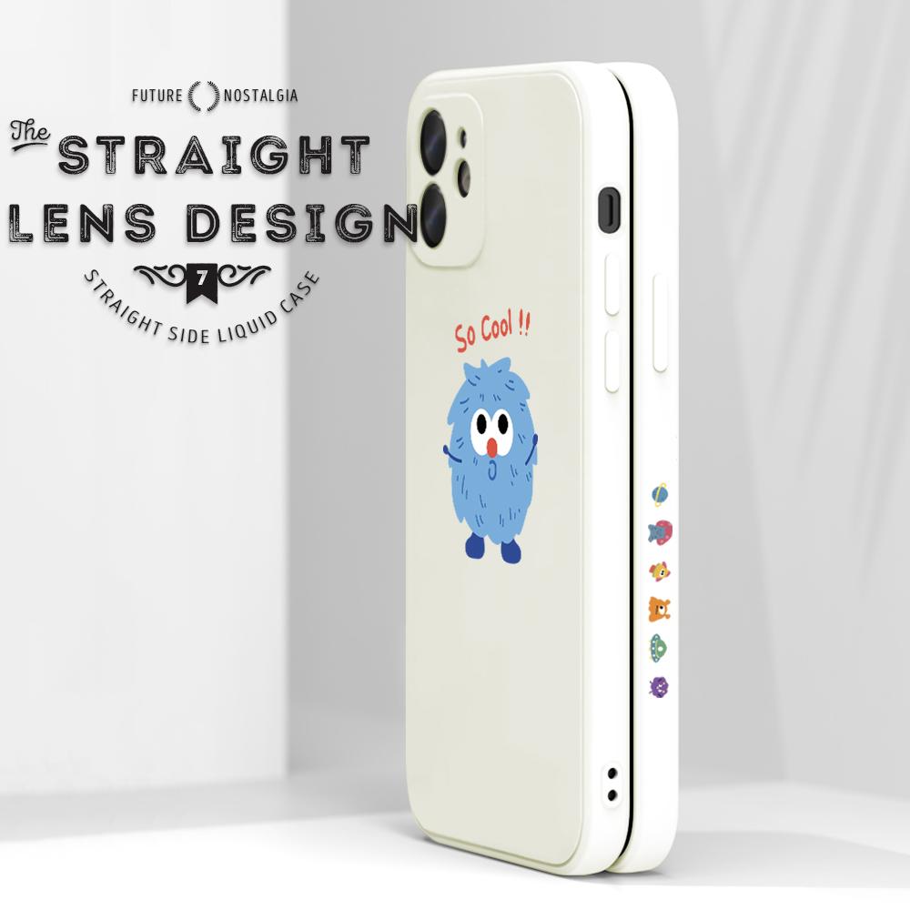 Чехол для телефона с мультяшным красочным узором, квадратный, жидкий, силикон, TPU, полное покрытие, противоударный, защитный чехол для камеры Huawei Honor Vivo