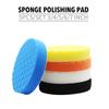 5 Pack 3/4/5/6/7 Inch Compound Buffing Polishing Pads Cutting Sponge Pads Kit for Car Buffer Polisher Compounding and