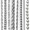 Men's Women's Stainless Steel Twist Link Chain Necklace