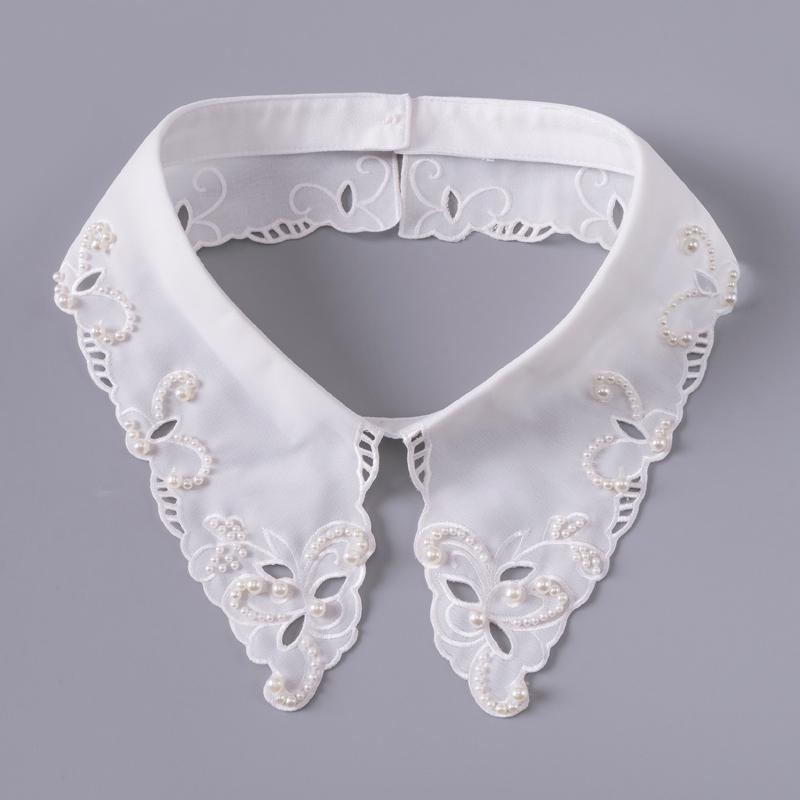 Pearl Fake Collar Lacklace Stand Beads Detachable Collar Fake Women for Party Bride Dress Decorate False Collar Nep Kraagie