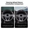 Lightweight Non-slip Steering Wheel Cover For Honda Civic FIT Accord Prelude CRV 5th City CRZ CRX Jazz HRV Pilot Odyssey Insight