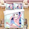 Anime Girl Izumi Sagiri 3D Printed Bedding Set King Duvet Cover Pillow Case Comforter Cover Bedclothes Bed Linens Home Textiles