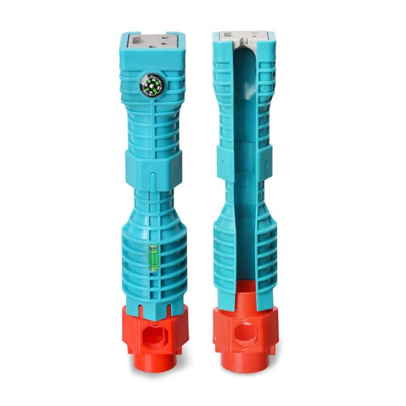 18/24 в 1 ключ для смесителя для раковины, инструмент для ремонта сантехники, противоскользящая ручка, двойной гаечный ключ, ручные инструменты для установки сантехники в ванной