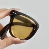 Folding Round Sunglasses Women  Designer Vintage Small Sun Glasses Ladies Korean Style Shades Eyewear Be Easy To Carry