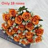 Artificial Rose Floral Arrangement 18 Head For Wedding Venue And Home Decoration
