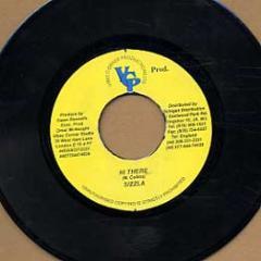 7-дюймовая пластинка SIZZLA - Hi There NONE Vibes Corner Pr 2001 Ямайка Регги, Ска и Даб Б/у