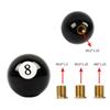 Black 8 Ball Gear Knob / Short Shifter Knob For Universal Car Acrylic BLACK 8 Ball For