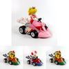 Подарки Супер Марио Карт Принцесса Пич Инерционная фигурка Машина ПВХ Игрушка Коллекция Со Съемными Конечностями