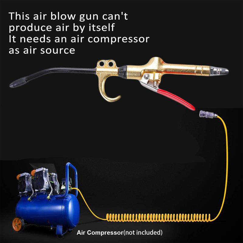 Высокопроизводительный продувочный пистолет, бытовой продувочный пистолет для воздушного компрессора, пневматический инструмент для очистки пыли для автомобиля, воздушный инструмент для чистки