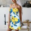 1pc Flounder Beach Towel with Cute Flounder Fish Design Quick-Dry Swimming Pool Towel for Bath Travel Accessories