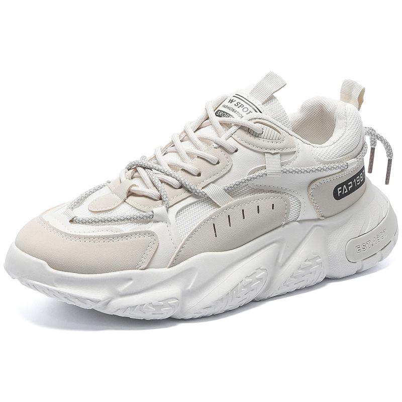 Осенняя мужская обувь, новые дышащие сетчатые туфли, мужская модная универсальная обувь для увеличения внутренней высоты, спортивная обувь для отдыха и бега, модная обувь для папы