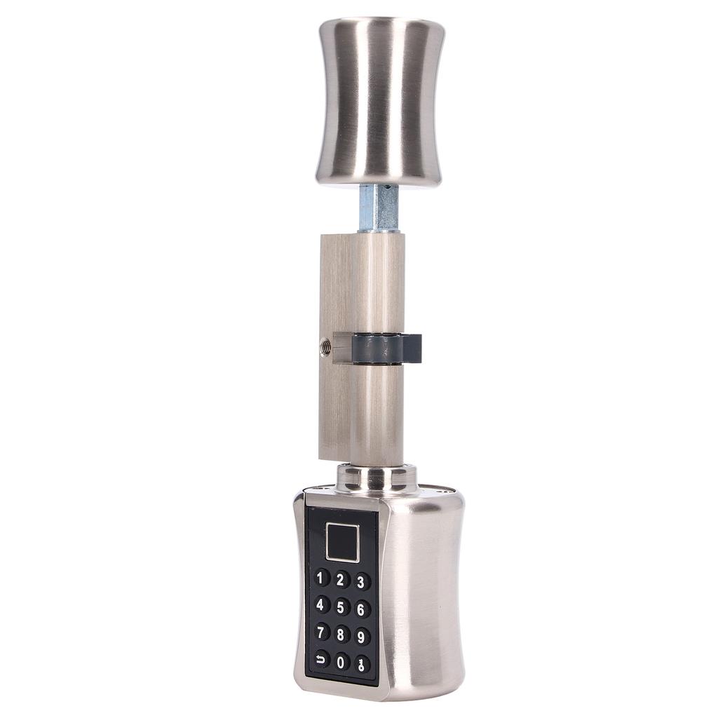 Умный цилиндр замка Биометрический отпечаток пальца Пароль Электронная безопасность для 40?Толщина двери 100 мм