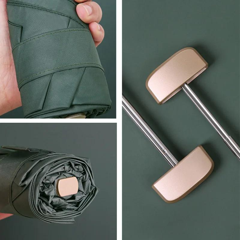 Мини карманный женский зонт для телефона, мужской, сверхлегкий, дождевой, солнцезащитный зонт для девочек, портативный складной зонт от ультрафиолета