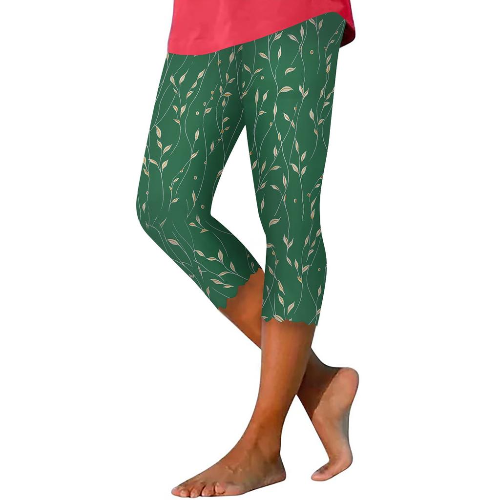 Летние женские леггинсы, укороченные брюки, однотонные узкие брюки с высокой талией для бега, йоги, тренировок в тренажерном зале