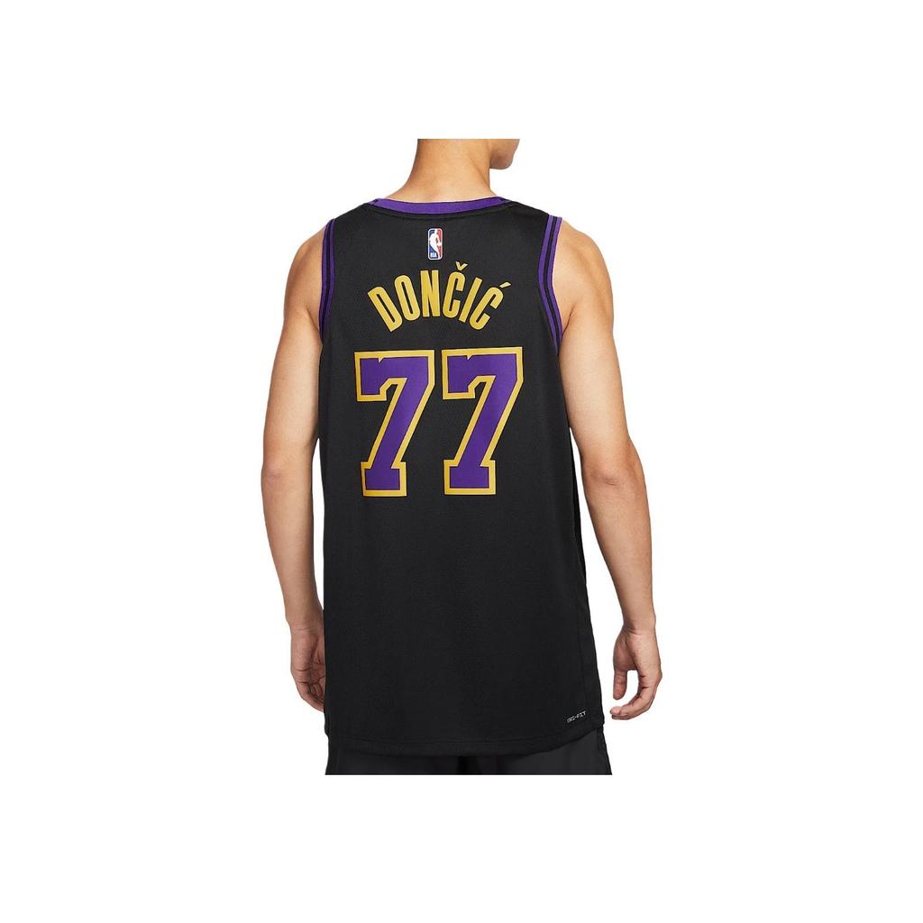 Nike Майка без рукавов для баскетбола NBA City Edition Dri-Fit Swingman Los Angeles Lakers Мужские топы DX8506-014