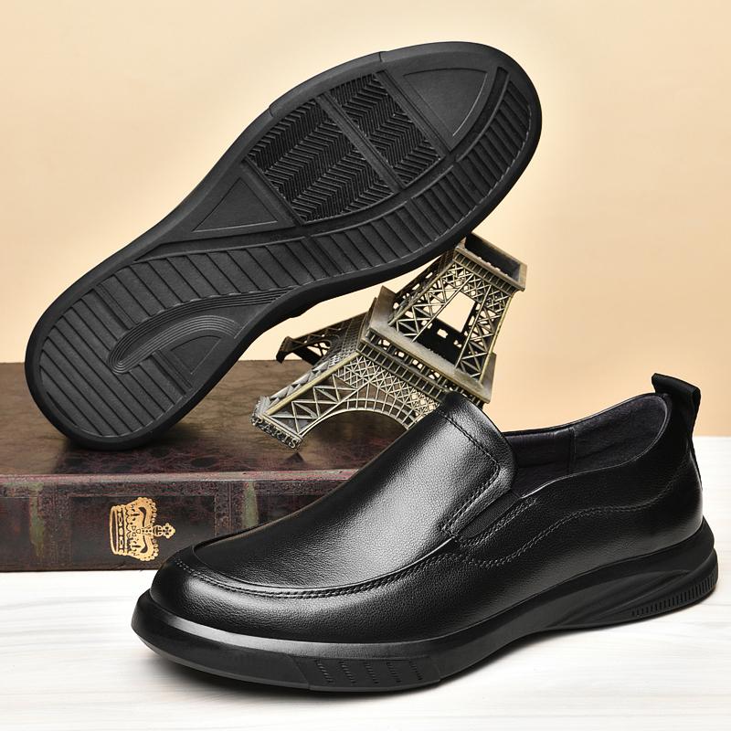 High Quality Genuine Leather Loafers Handmade Driving Footwear Slip on Male Casual Business Flats Outdoor Soft Soled Sneakers